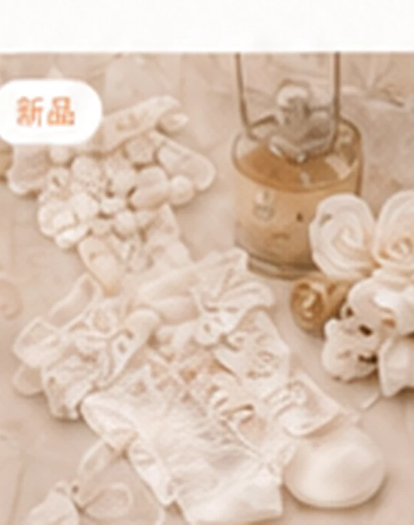 蕾丝花边中筒袜